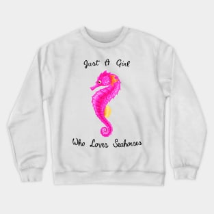 Cute Seahorse Crewneck Sweatshirt